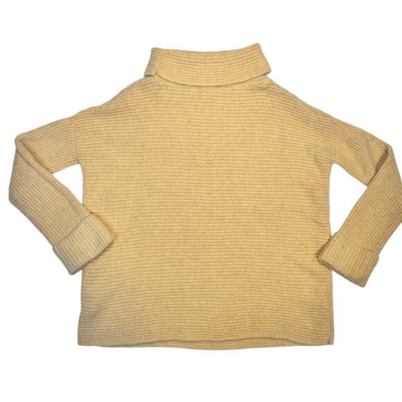 Pilcro Anthropologie Cowl Neck Tunic Sweater Honey Beige Women’s Small Neutral - Picture 4 of 16